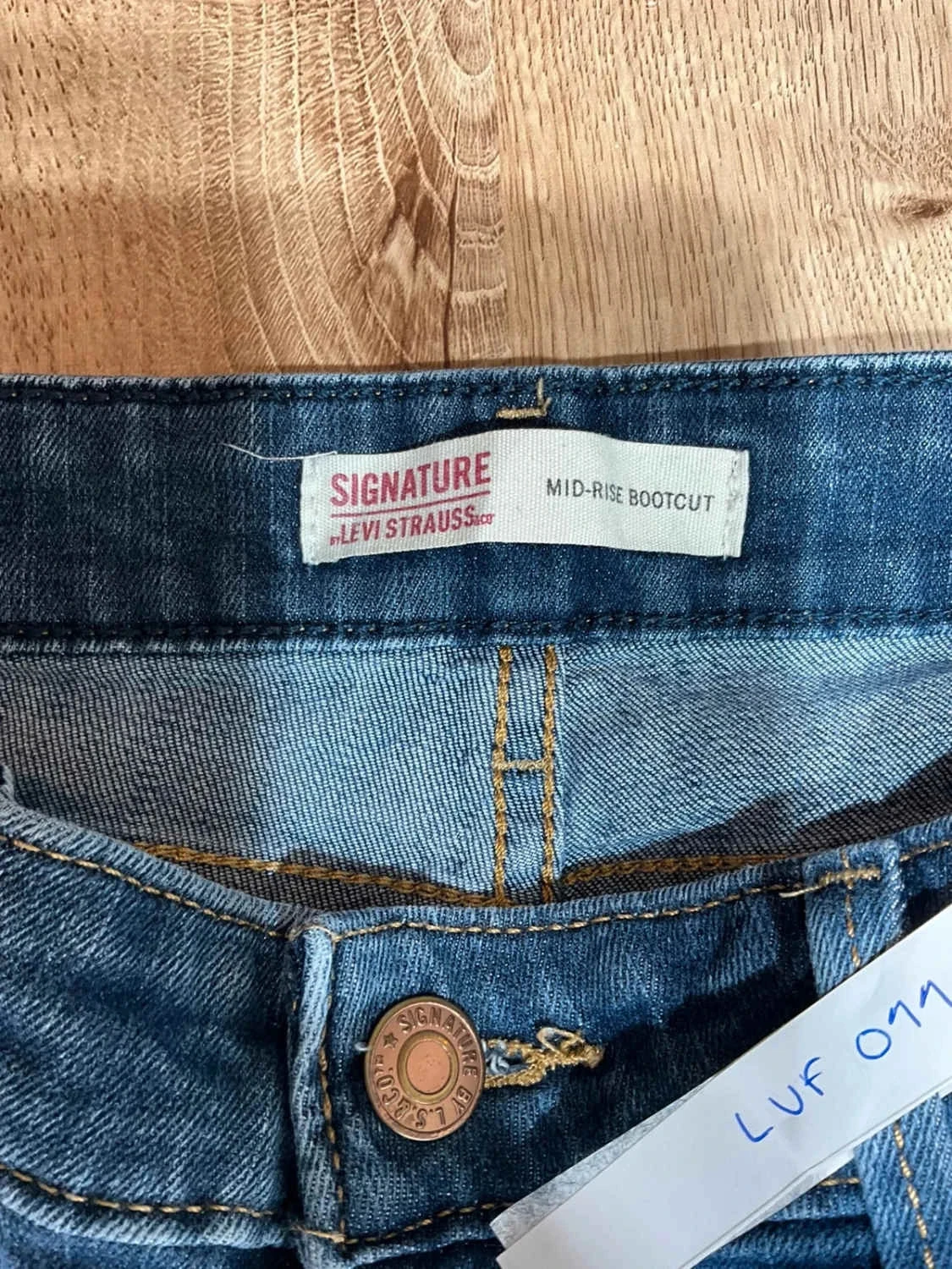 Jean Levi's Signature Mid-Rise Bootcut Taille W31 L32 Prepy Bleu Lvf 011 – photo 12